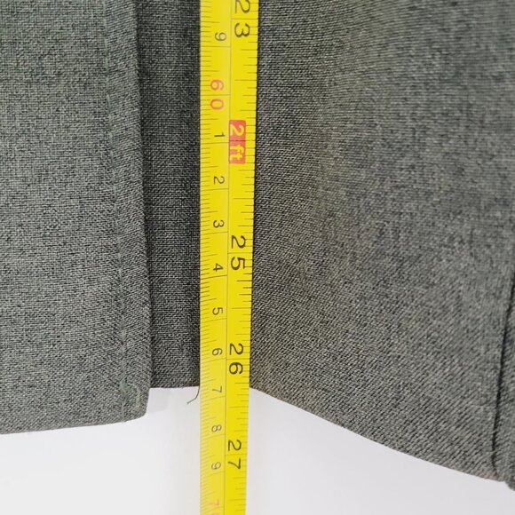 Gloria Vanderbilt Green Gray Three Button Business Causal Blazer Plus Size 18 - Picture 7 of 10